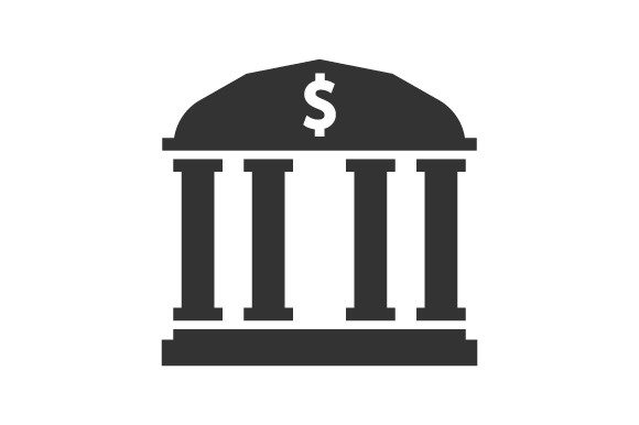 Bank Banking Icon Graphics for Modern Web Design