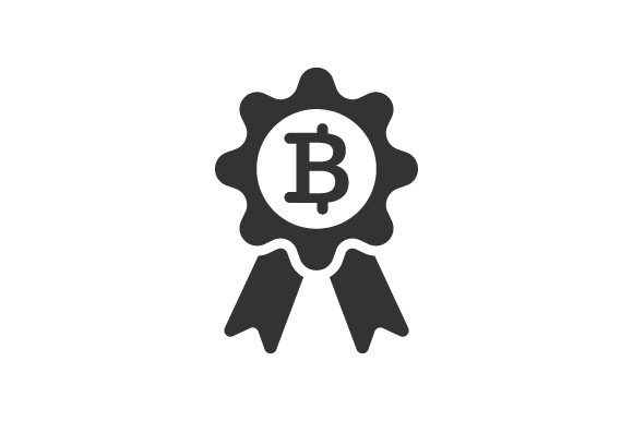 Bitcoin Badge Icon Graphics
