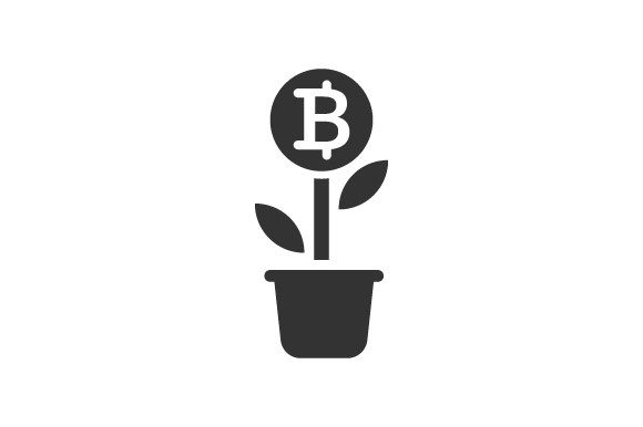 Bitcoin Investment Icon Graphics