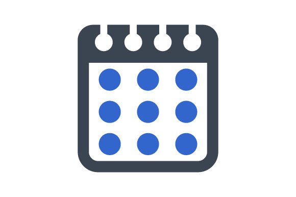 Calendar Schedule Icon for Modern Branding