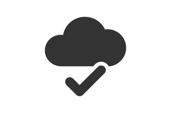 Check Cloud Icon for Modern Branding