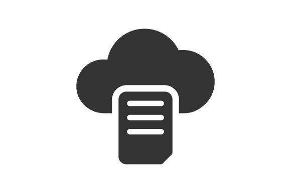 Cloud File Icon: A Modern Graphic Asset for Creative Projects