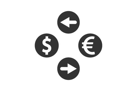 Currency Exchange Icon for Modern Branding