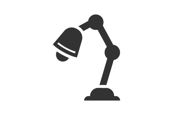 Desk Lamp Icon: A Reliable Graphic for Digital Creators