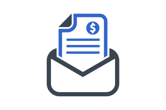 Financial Message Icon Graphics