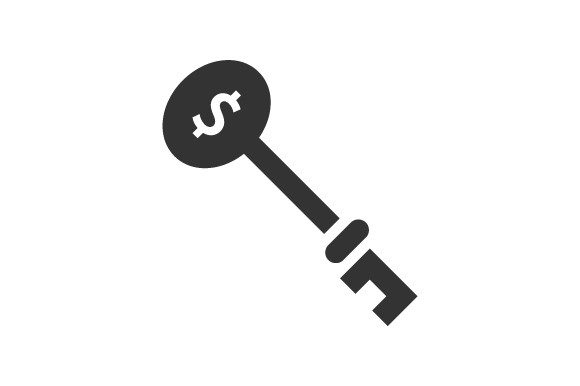 Key to Success Icon: A Graphic Asset for Strategic Branding