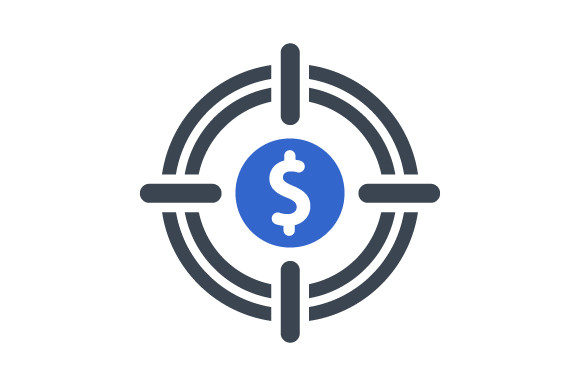 Target Money Icon Graphics for Crafting