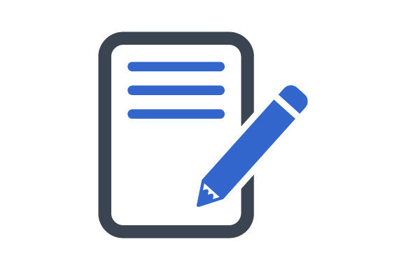 Write Note Icon: A Crafters’ Graphic Design Asset
